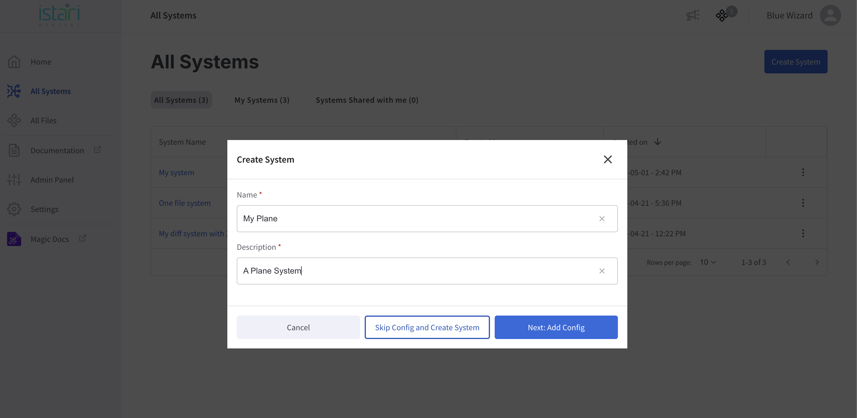 Create System