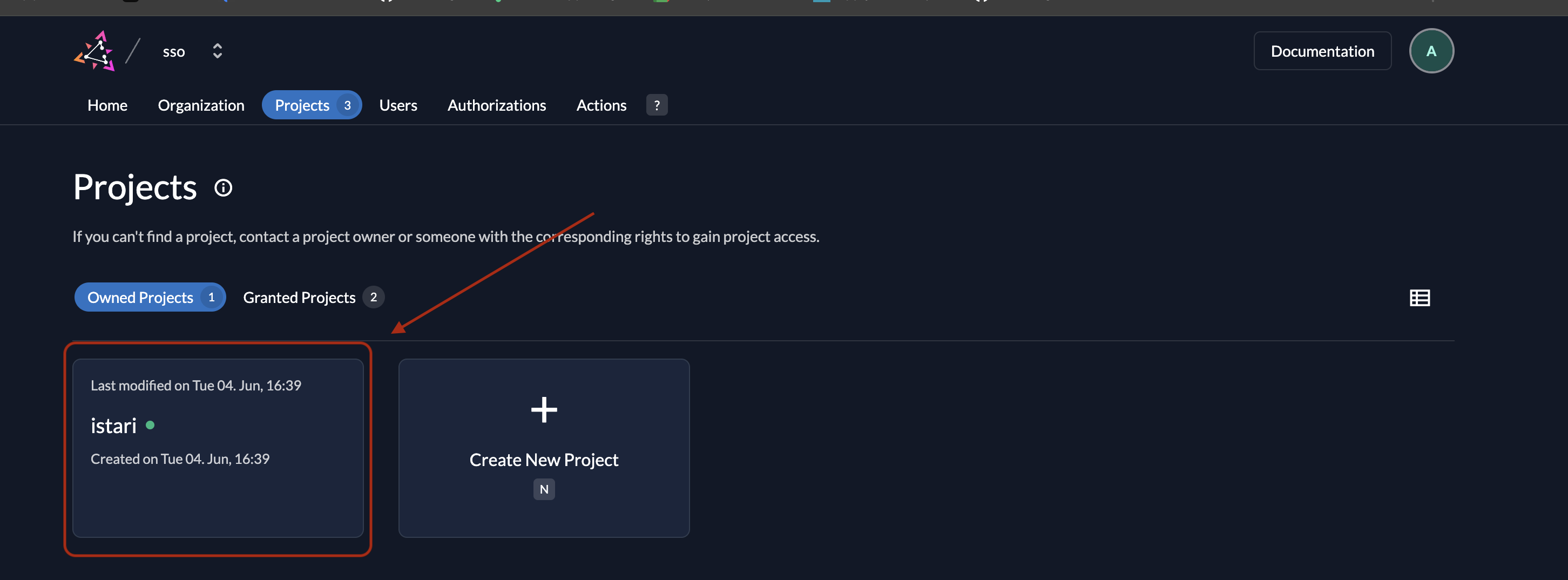 Select Project